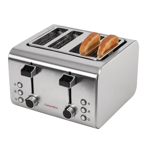 Caterlite 4-Schlitz Toaster Edelstahl 3 Caterlite 4-Schlitz Toaster Edelstahl