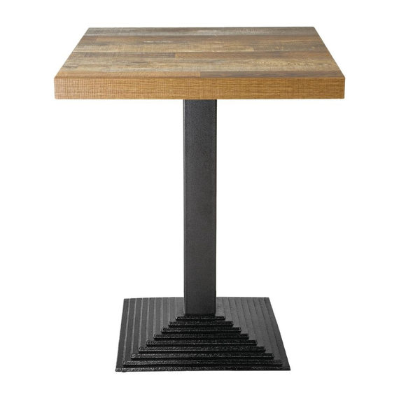 Bolero quadratischer Tischfuß mit Stufen Gusseisen 72cm hoch Bolero quadratischer Tischfuß mit Stufen Gusseisen 72cm hoch