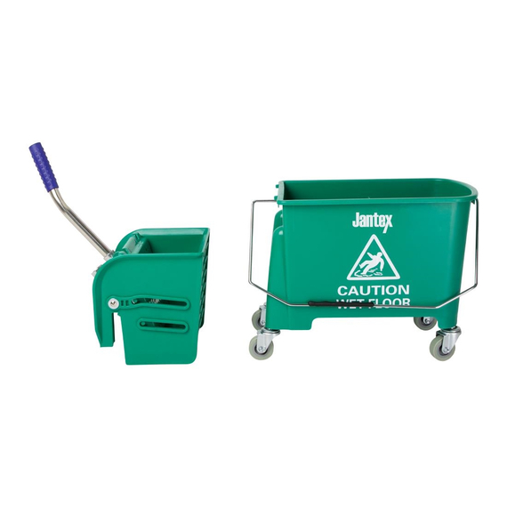 Jantex Moppeimer mit Mopppresse grün 20L 2 Jantex Moppeimer mit Mopppresse grün 20L