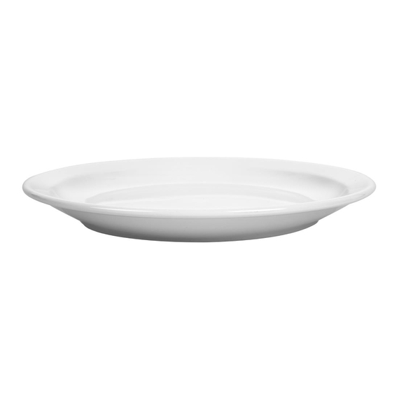Olympia Whiteware Teller mit schmalem Rand 25cm (12 Stück) 3 Olympia Whiteware Teller mit schmalem Rand 25cm (12 Stück)