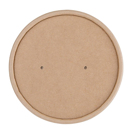 Fiesta Compostable Papierdeckel 98mm für Suppenbecher 500 Stück Fiesta Compostable Papierdeckel 98mm für Suppenbecher 500 Stück
