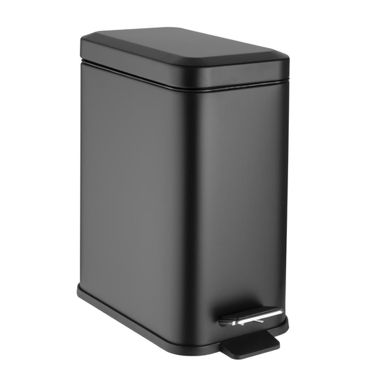 Jantex Schmaler Waschraum Mülleimer Schwarz 5Ltr Jantex Schmaler Waschraum Mülleimer Schwarz 5Ltr