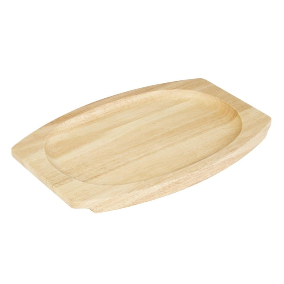Olympia Hevea-Brett für Gusseisen-Oval-Sizzler 335x205mm für GJ557 Olympia Hevea-Brett für Gusseisen-Oval-Sizzler 335x205mm für GJ557