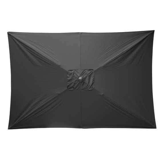 Bolero Seville Quadratischer Sonnenschirm 2x3m Schwarz 1 Bolero Seville Quadratischer Sonnenschirm 2x3m Schwarz