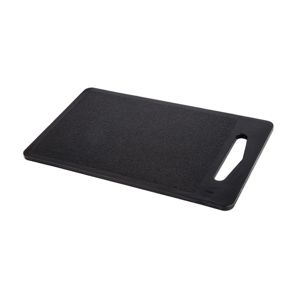 Hygiplas rechteckiges Bar Schneidebrett schwarz 25,5cm 3 Hygiplas rechteckiges Bar Schneidebrett schwarz 25,5cm