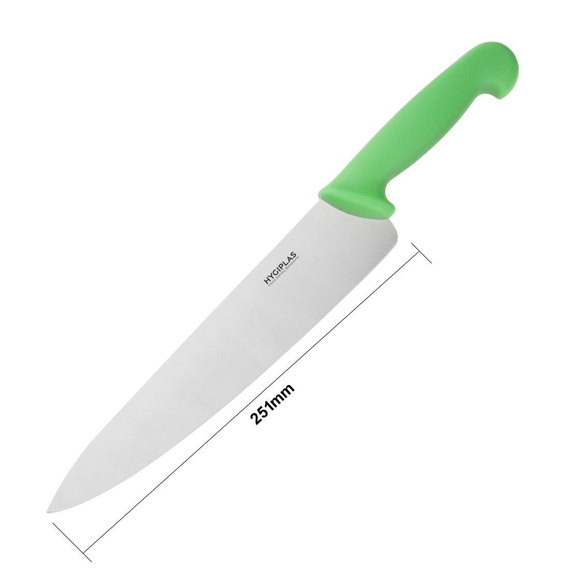 Hygiplas Kochmesser 25cm grün 4 Hygiplas Kochmesser 25cm grün