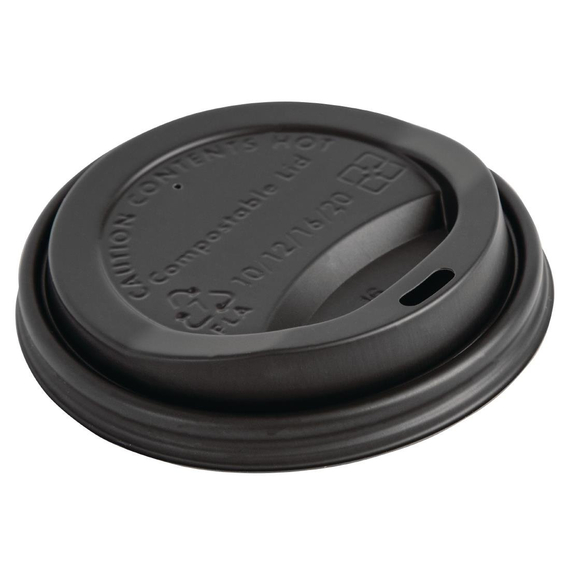 Fiesta Compostable kompostierbarer Deckel für Heißgetränkebecher 34cl (1000 Stück) 4 Fiesta Compostable kompostierbarer Deckel für Heißgetränkebecher 34cl (1000 Stück)
