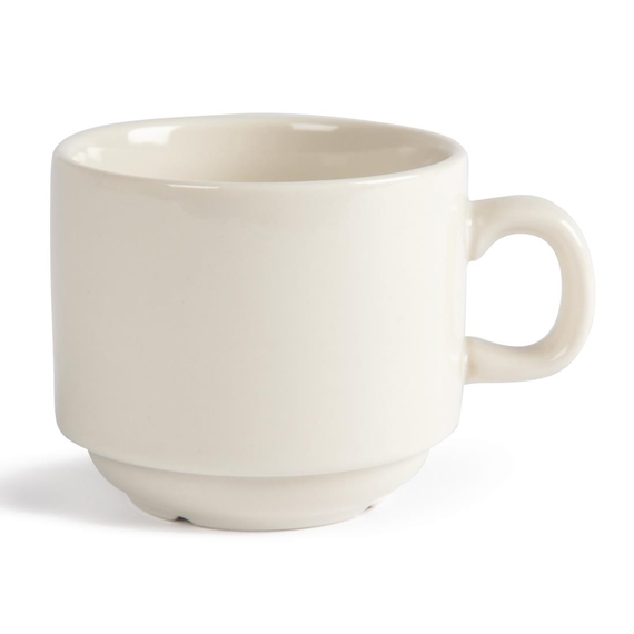 Olympia Ivory stapelbare Teetassen 21,3cl (12 Stück) 1 Olympia Ivory stapelbare Teetassen 21,3cl (12 Stück)