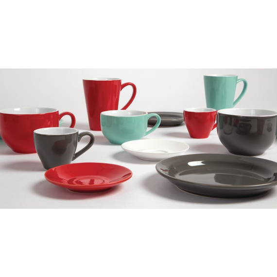 Olympia Cafe Untertassen rot 11,7cm (12 Stück) 6 Olympia Cafe Untertassen rot 11,7cm (12 Stück)