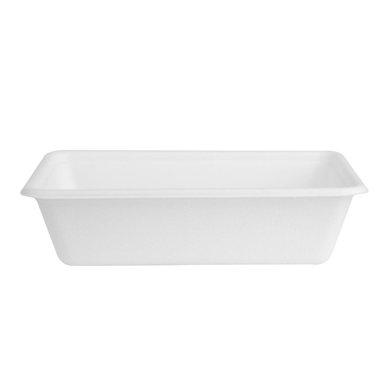 Fiesta Kompostierbare Bagasse Lebensmittelschalen 650ml (100 Stück) Fiesta Kompostierbare Bagasse Lebensmittelschalen 650ml (100 Stück)