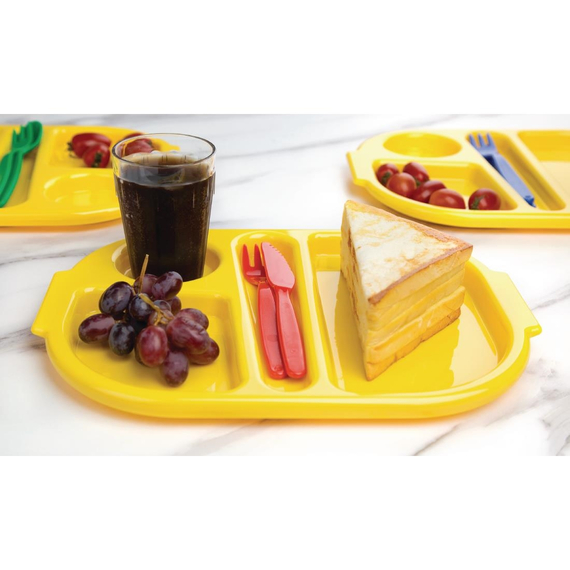 Olympia Kristallon Tabletts mit Fächern 32,2x23,6cm gelb (10 Stück) 3 Olympia Kristallon Tabletts mit Fächern 32,2x23,6cm gelb (10 Stück)