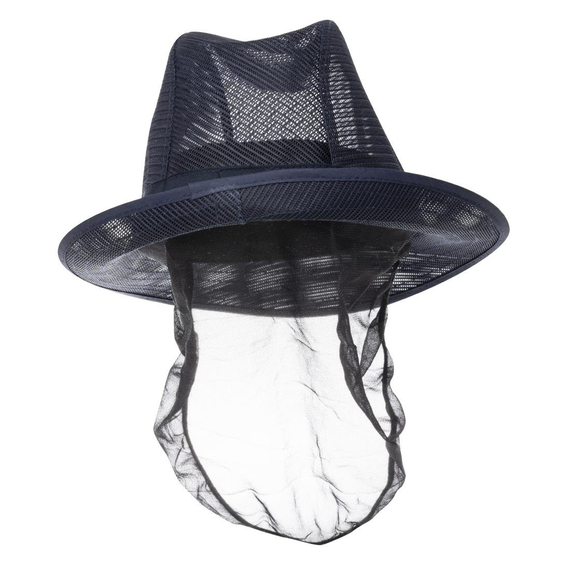 Trilby Hut mit Haarnetz dunkelblau Größe S 7 Trilby Hut mit Haarnetz dunkelblau Größe S