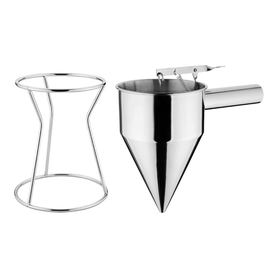 Vogue Fondanttrichter Edelstahl 1,3L 2 Vogue Fondanttrichter Edelstahl 1,3L