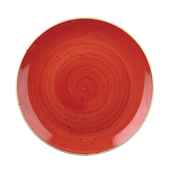 Churchill Stonecast, runde Coupe-Schüssel, Beerenrot, 248 mm (12 Stück) Churchill Stonecast, runde Coupe-Schüssel, Beerenrot, 248 mm (12 Stück)