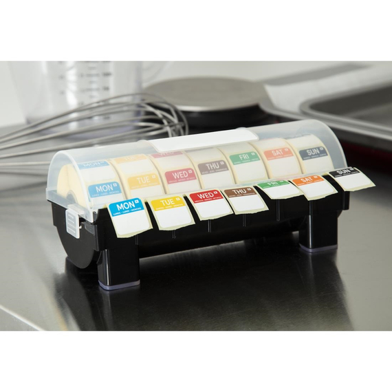 Hygiplas Etikettenset 2,5cm mit Spender 5 Hygiplas Etikettenset 2,5cm mit Spender