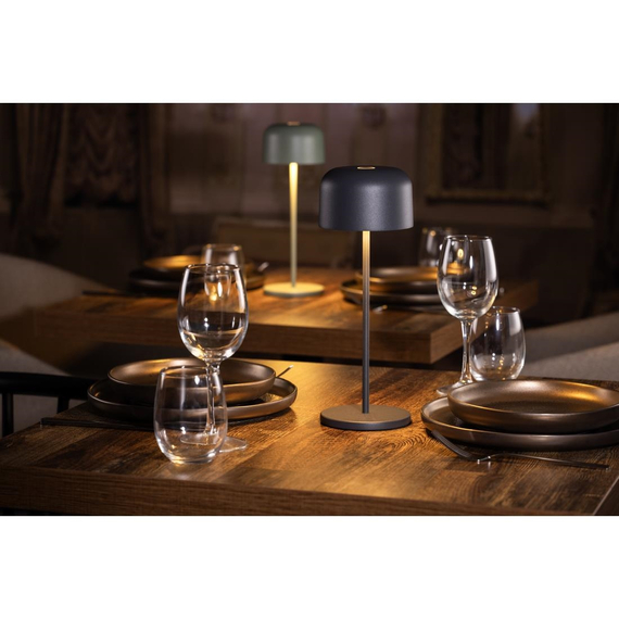 Olympia Siena Tischlampe Runder Dom Grau 300mm 7 Olympia Siena Tischlampe Runder Dom Grau 300mm