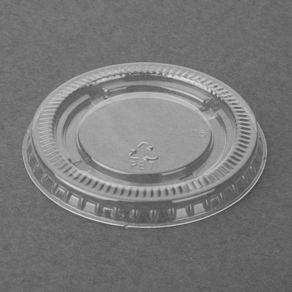 Fiesta Recycelbarer PET-Deckel für Portionsbecher (1000 Stück) 4 Fiesta Recycelbarer PET-Deckel für Portionsbecher (1000 Stück)