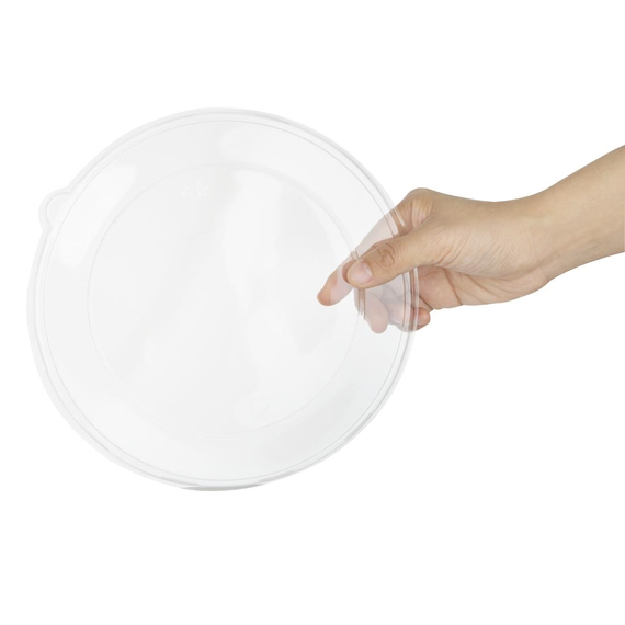 Fiesta Recyclable PET Lids für Poke Bowl Bases 24/32oz (50 Stück) 3 Fiesta Recyclable PET Lids für Poke Bowl Bases 24/32oz (50 Stück)