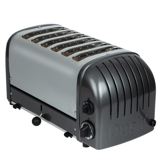 Dualit Toaster 60156 grau 6 Schlitze 2 Dualit Toaster 60156 grau 6 Schlitze