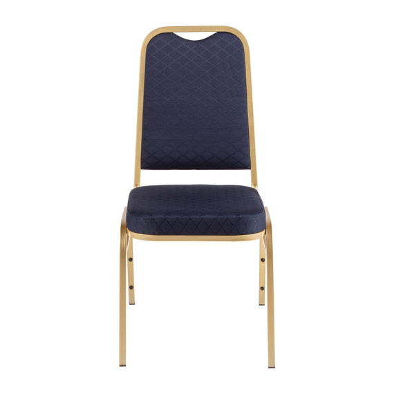 Bolero Bankettstühle mit quadratischer Lehne blau (4 Stück) 1 Bolero Bankettstühle mit quadratischer Lehne blau (4 Stück)