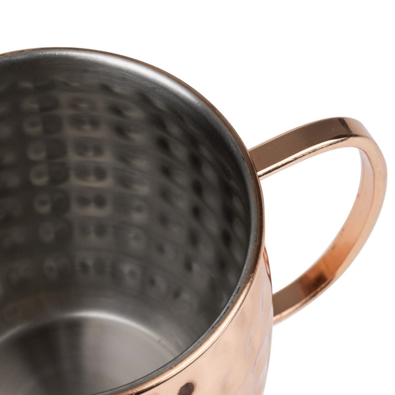 Olympia Barbedarf Hammered Edelstahlkupferbeschichtete Becher 440ml (6 Stück) 1 Olympia Barbedarf Hammered Edelstahlkupferbeschichtete Becher 440ml (6 Stück)