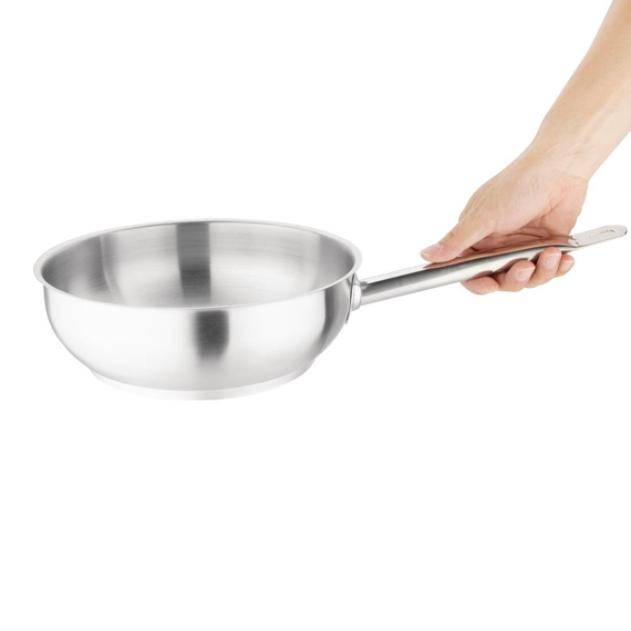 Vogue Edelstahl Sauteuse 24cm 1 Vogue Edelstahl Sauteuse 24cm