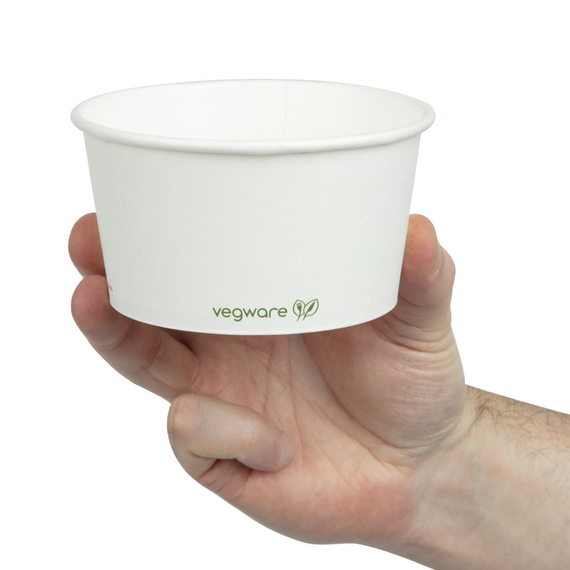 Vegware kompostierbare Suppen- und Universalbecher 35cl (500 Stück) 6 Vegware kompostierbare Suppen- und Universalbecher 35cl (500 Stück)