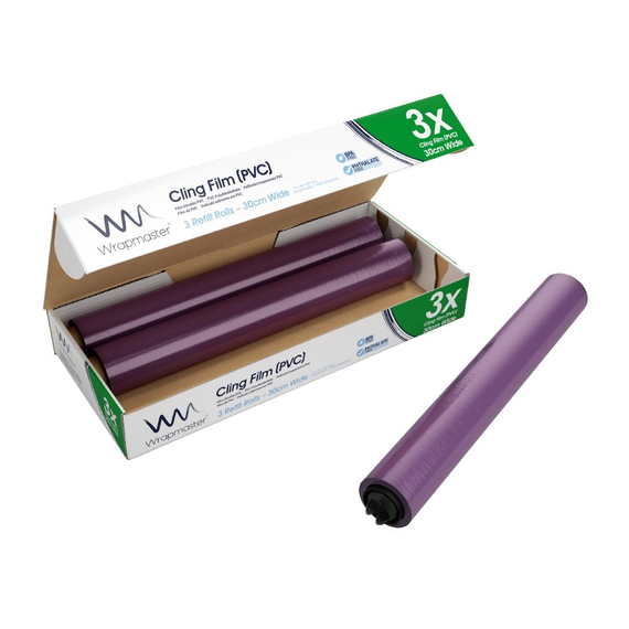 Frischhaltefolie für Wrapmaster 1000 (3 Stück) 2 Frischhaltefolie für Wrapmaster 1000 (3 Stück)