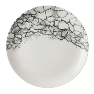 Churchill Kintsugi Accents Quartz Black Evolve Coupe-Teller, 286 mm, (12 Stück)