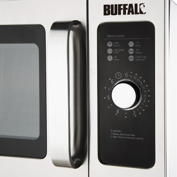 Buffalo Professional Mikrowelle 25L 1000W Manuelle Steuerung 3 Buffalo Professional Mikrowelle 25L 1000W Manuelle Steuerung