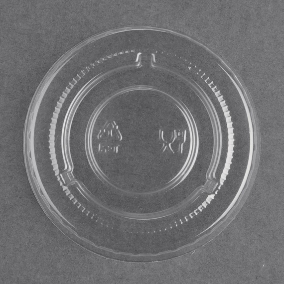 Fiesta Becherdeckel aus recycelbarem PET-Bagasse, transparent (1000 Stück) 1 Fiesta Becherdeckel aus recycelbarem PET-Bagasse, transparent (1000 Stück)