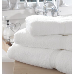 Mitre Comfort Riviera Badetuch Weiß 700 (B) x 1370 (L) mm