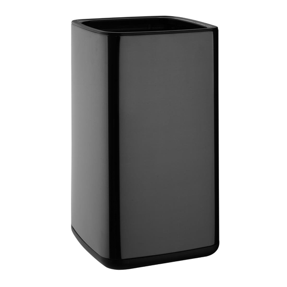 Bolero Quadratischer Abfalleimer Titanium Schwarz 10Ltr Bolero Quadratischer Abfalleimer Titanium Schwarz 10Ltr