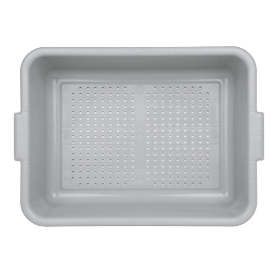 Vogue EDLP Plastic Perforated Storage Box Grey 2 Vogue EDLP Plastic Perforated Storage Box Grey