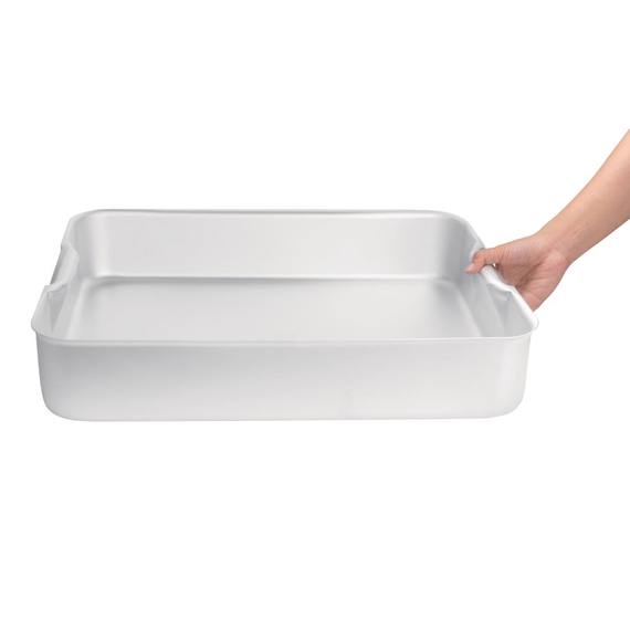 Vogue Tiefe Bratenpfanne Aluminium 52x42x10cm 3 Vogue Tiefe Bratenpfanne Aluminium 52x42x10cm