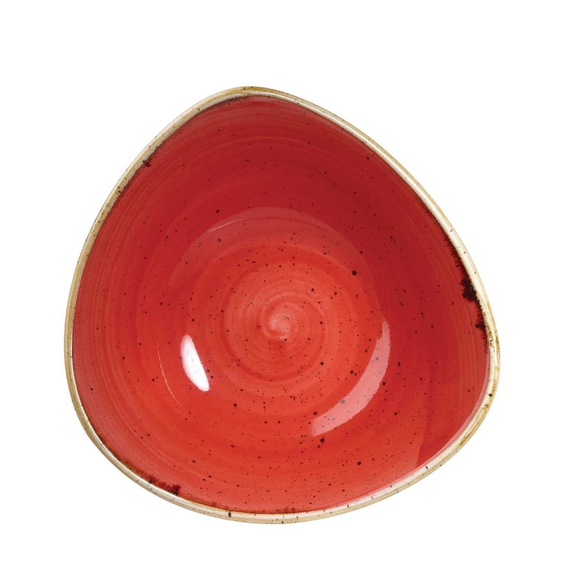Churchill Stonecast Dreieckige Schüssel, Beerenrot, 235 mm (12 Stück) Churchill Stonecast Dreieckige Schüssel, Beerenrot, 235 mm (12 Stück)