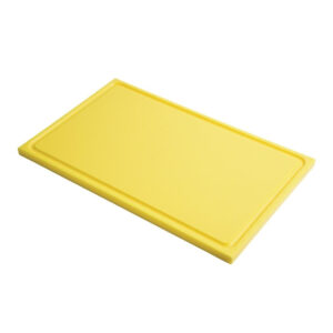 Gastro M Schneidebrett mit Saftrille GN1/2 gelb