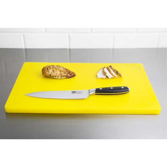 Hygiplas LDPE extra dickes Schneidebrett gelb 45x30x2cm 1 Hygiplas LDPE extra dickes Schneidebrett gelb 45x30x2cm