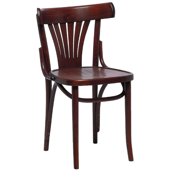 Fameg Bentwood Bistro Fan Back Side Chairs Nussbaum (2er Pack) (2 Stück) Fameg Bentwood Bistro Fan Back Side Chairs Nussbaum (2er Pack) (2 Stück)