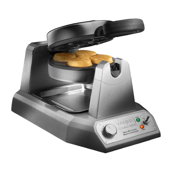 Waring Mini Belgisches Waffeleisen WMB400XCE 5 Waring Mini Belgisches Waffeleisen WMB400XCE