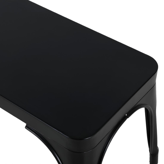 Bolero Bistro Metallbänke Schwarz 1000mm (2 Stück) 2 Bolero Bistro Metallbänke Schwarz 1000mm (2 Stück)