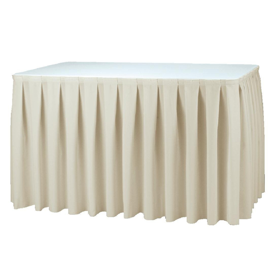 Skirting mit Kellerfalten ecru Skirting mit Kellerfalten ecru