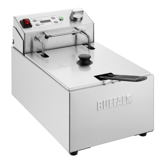 Buffalo Einzel-Elektrofritteuse mit Timer 5Ltr Buffalo Einzel-Elektrofritteuse mit Timer 5Ltr