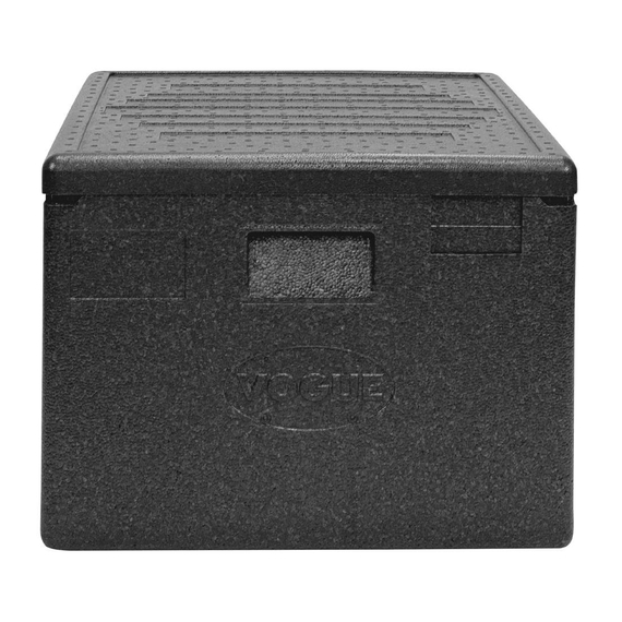 Vogue Isolierte EPP Lebensmitteltransportbox 81Ltr für Patisserie Tabletts 2 Vogue Isolierte EPP Lebensmitteltransportbox 81Ltr für Patisserie Tabletts