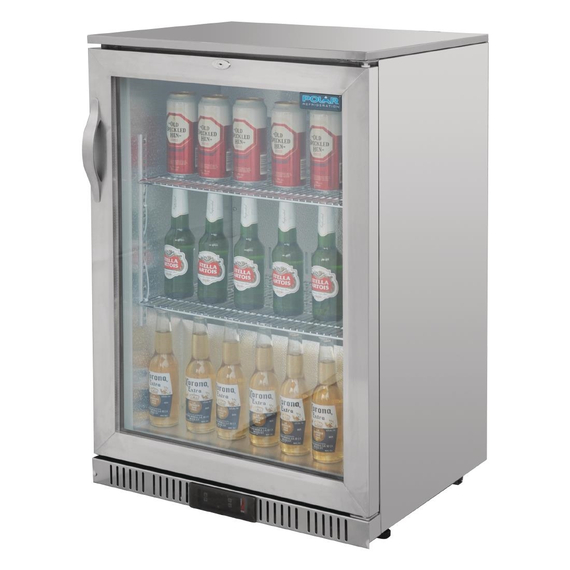 Polar Serie G Edelstahl Barkühlschrank mit Klapptür 138L 3 Polar Serie G Edelstahl Barkühlschrank mit Klapptür 138L