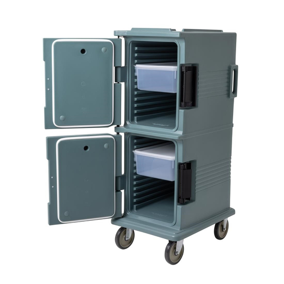 Cambro Doppelter isolierter Lebensmittelcontainer graublau 7 Cambro Doppelter isolierter Lebensmittelcontainer graublau