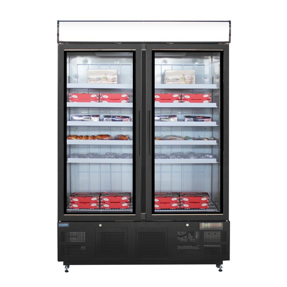 Polar G-Serie Gefrierschrank mit Sichtfenster 920Ltr Schwarz 5 Polar G-Serie Gefrierschrank mit Sichtfenster 920Ltr Schwarz