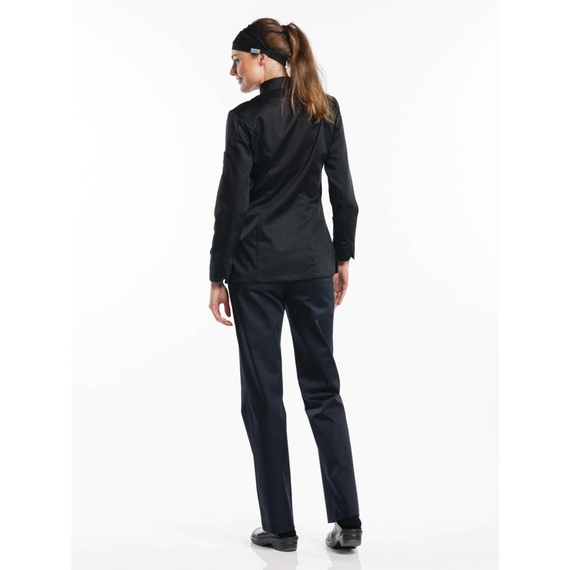 Chaud Devant Monza Damenkochjacke schwarz - L 3 Chaud Devant Monza Damenkochjacke schwarz - L