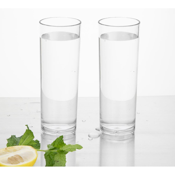 Olympia Kristallon Polycarbonat Hi Ball Gläser Transparent 360ml (6 Stück) 4 Olympia Kristallon Polycarbonat Hi Ball Gläser Transparent 360ml (6 Stück)