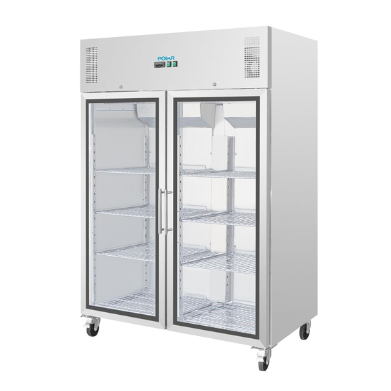 Polar Serie G Gastro Kühlvitrine 2-türig 1200L 2 Polar Serie G Gastro Kühlvitrine 2-türig 1200L